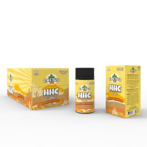 Cactus HHC Gummies 150mg/Gummy 3000mg/Pack 20 Count 10 Pack