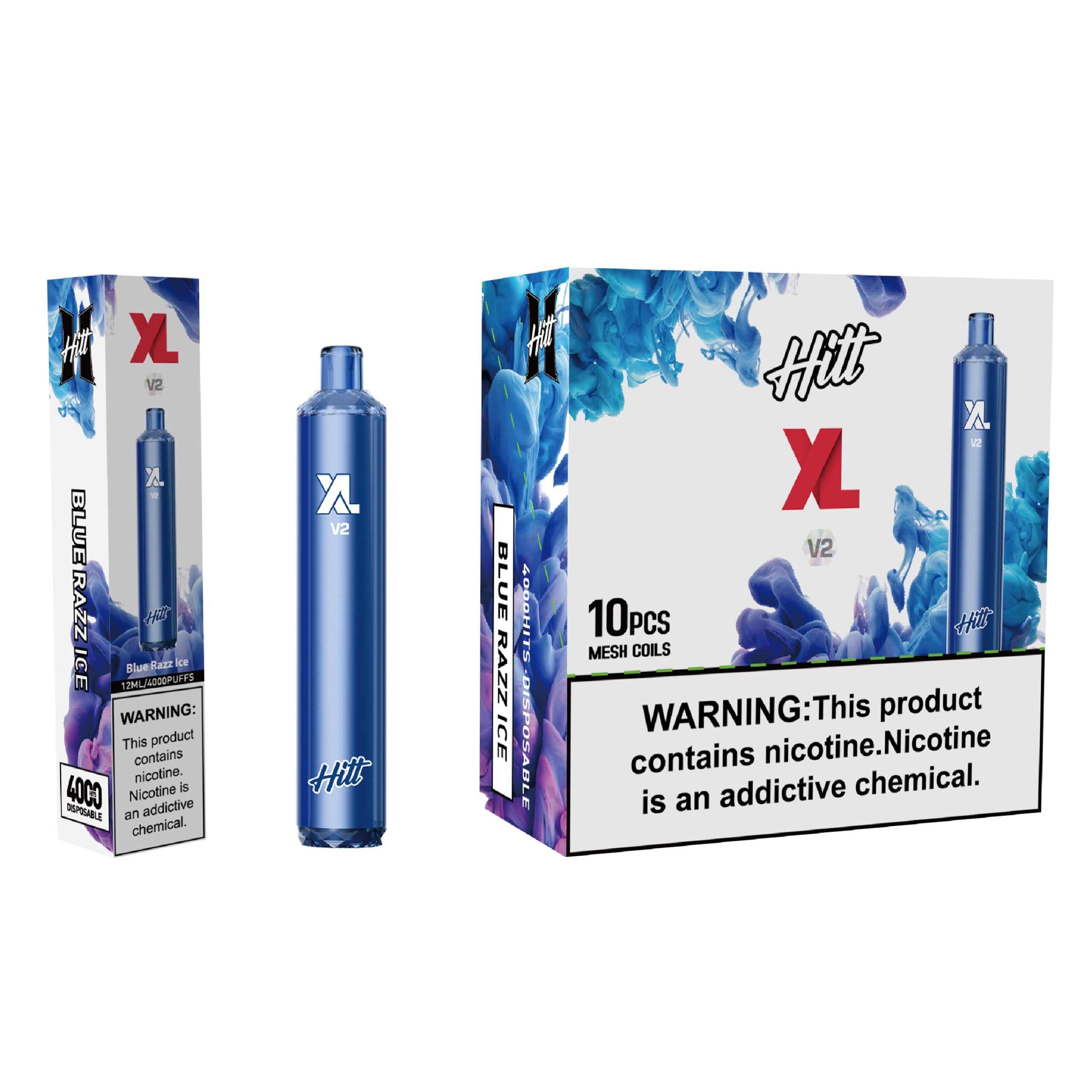 Hitt XL V2 12 ml/4000 Puffs Disposable (10 Pcs)
