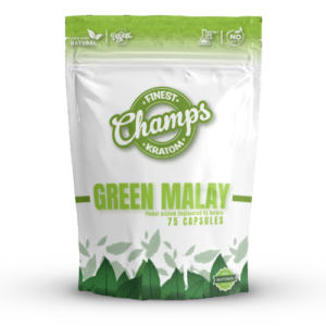 Champs Kratom Green Malay 75 Capsules