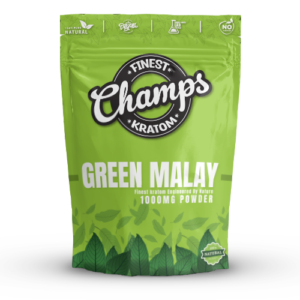 Champs Kratom Green Malay 1000mg Powder