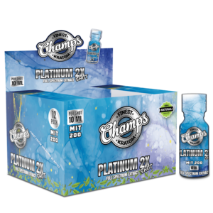 Champs Kratom Platinum 2X Shots 10ml/Shot MIT 100 (12 Pack)