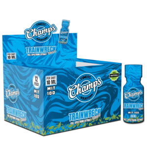 Champs Kratom Train Wreck Shots 10ml/Shot MIT 100 (12 Pack)