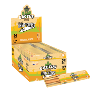 Pre Rolled Hemp Cones Inch Quarter 6 Cone Each Pack (24 Packs)