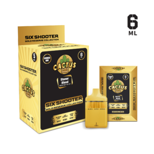 Six Shooter Stoner Blend Gold Reserve Combo One 6ml Disposable (5 Pcs)