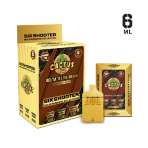 Six Shooter D11 Live Resin Gold Reserve Combo Five 6ml Disposable (5 Pcs)