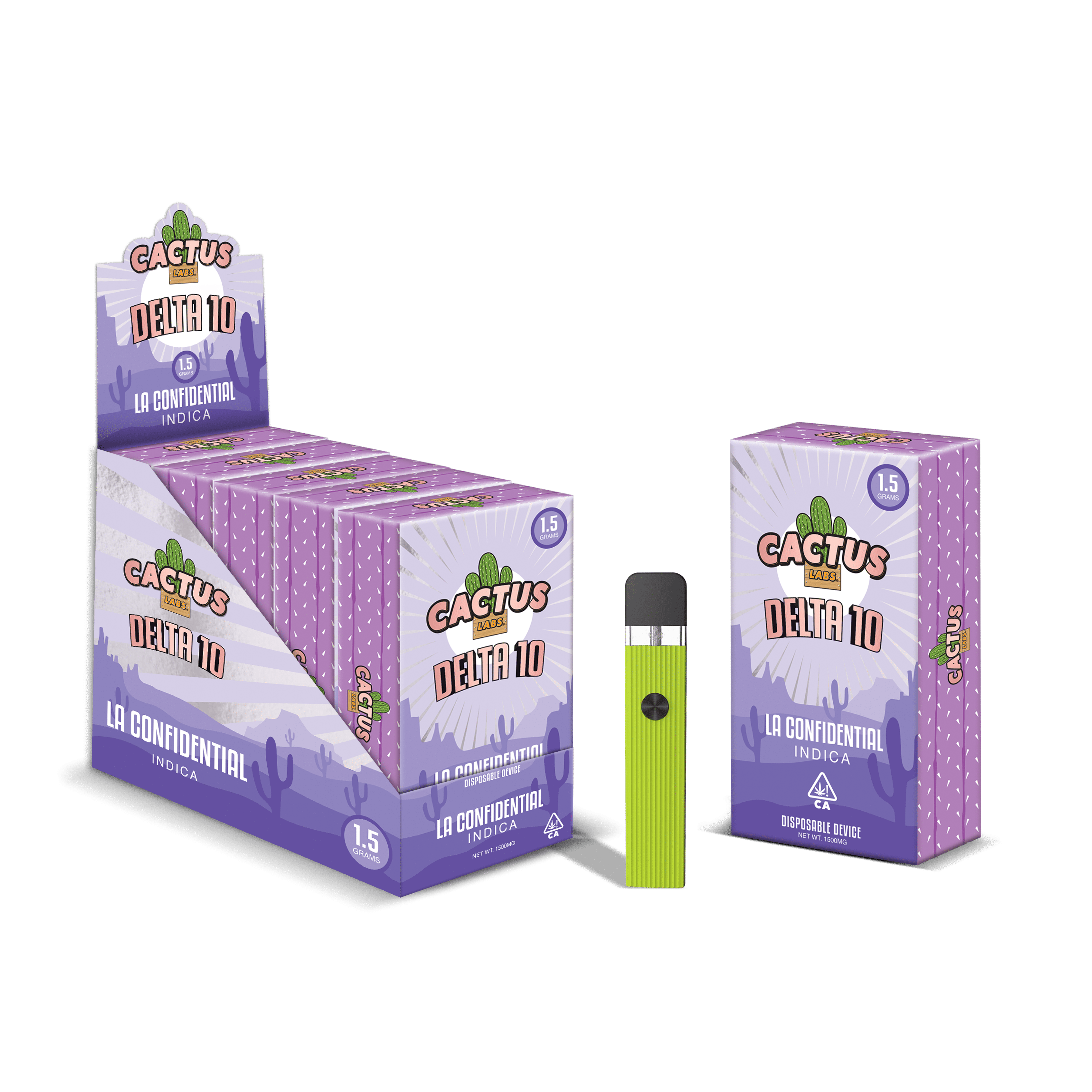 Cactus Delta 10 1.5 Gram Disposable (5 Packs)