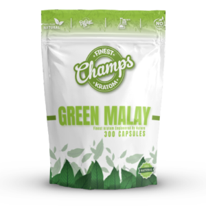 Champs Kratom Green Malay 300 Capsules