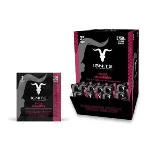 IGNITE THCA GUMMIES 150MG PER GUMMY (Pack of 25)